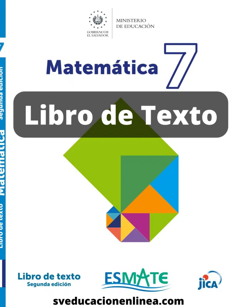 Libro de Matemáticas séptimo grado